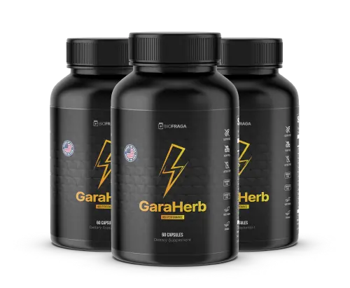GaraHerb Natural Vitality Supplement Bottles